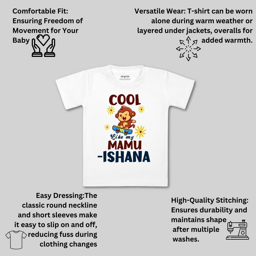 Arvesa Cool Like My Mamu Baby Boy & Girl Dress