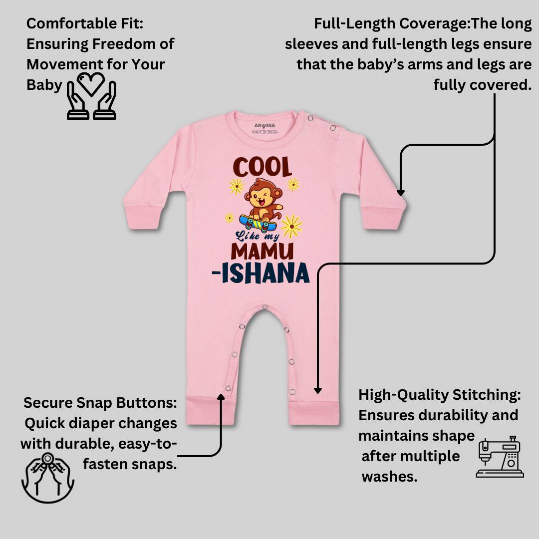 Arvesa Cool Like My Mamu Baby Boy & Girl Dress