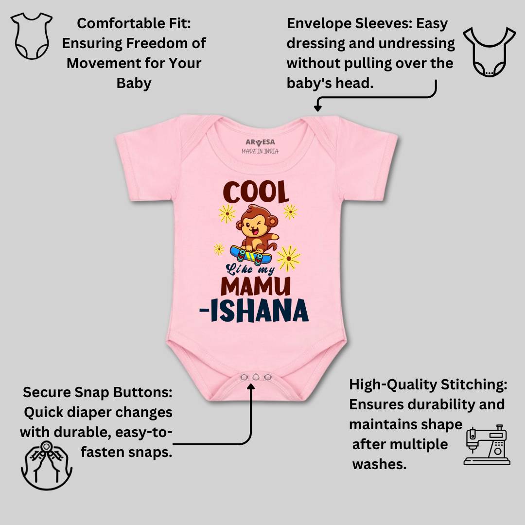 Arvesa Cool Like My Mamu Baby Boy & Girl Dress