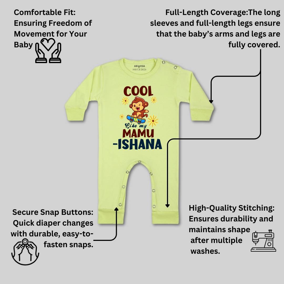Arvesa Cool Like My Mamu Baby Boy & Girl Dress