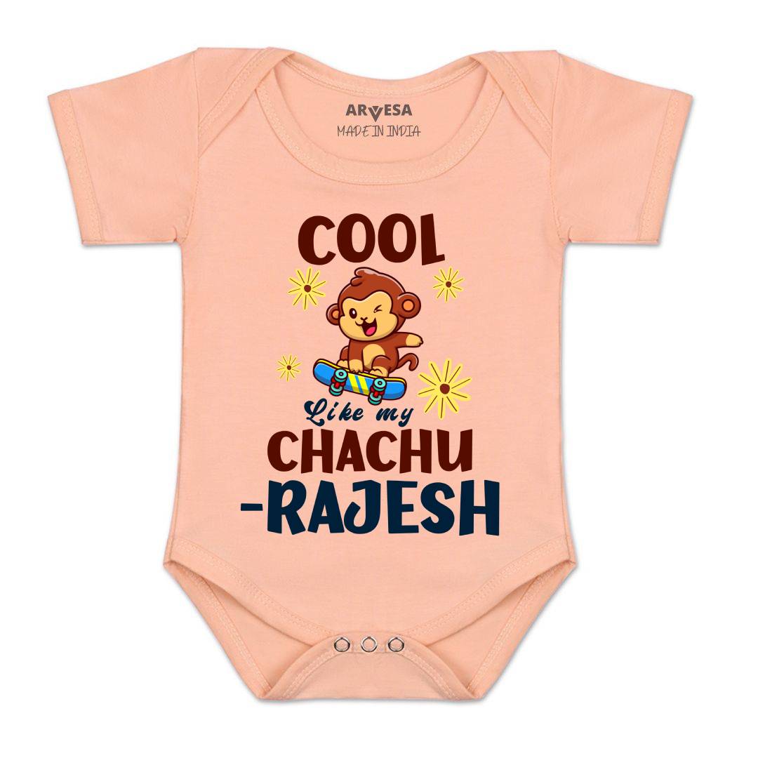 Arvesa Cool Like My Chachu Baby Boy & Girl Dress