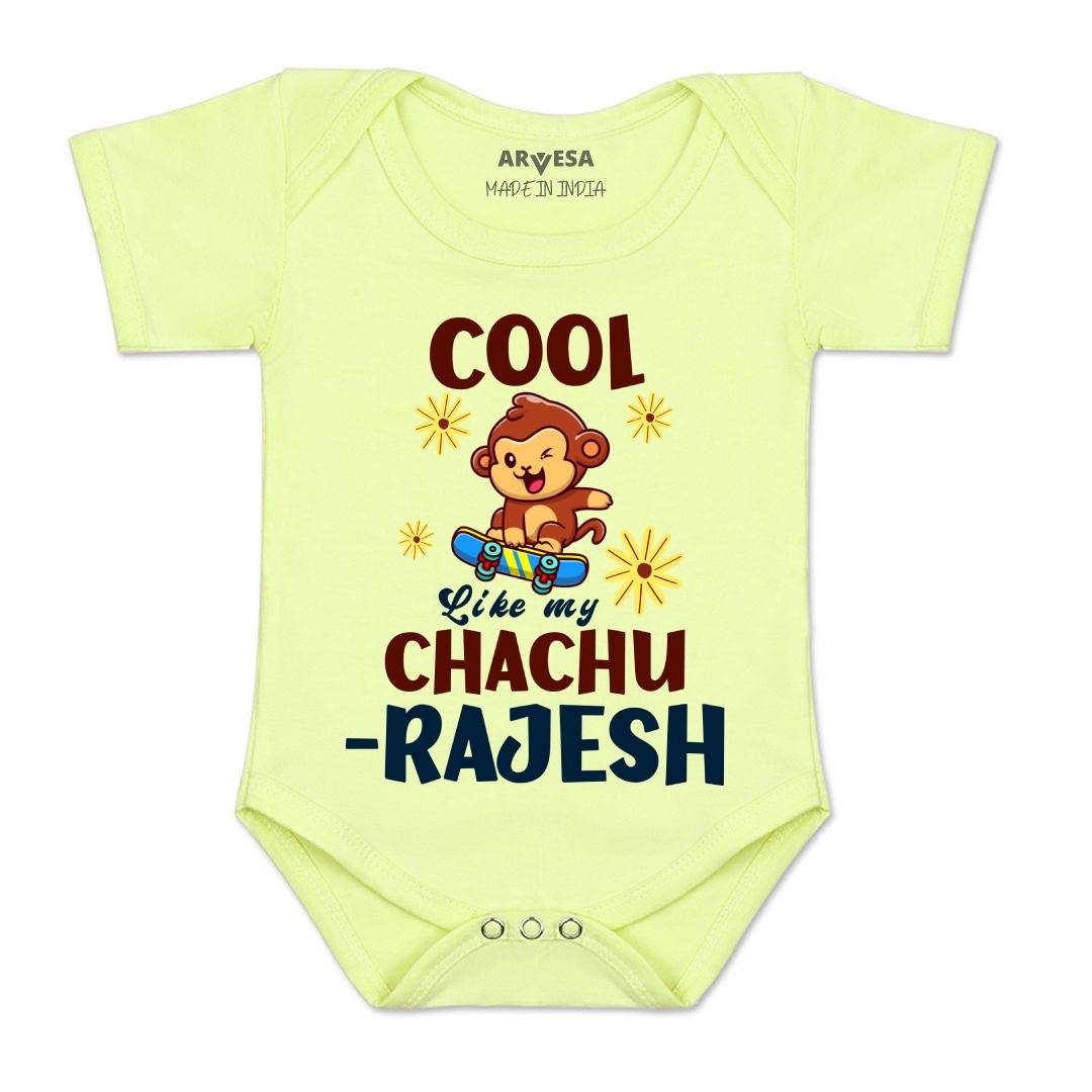 Arvesa Cool Like My Chachu Baby Boy & Girl Dress