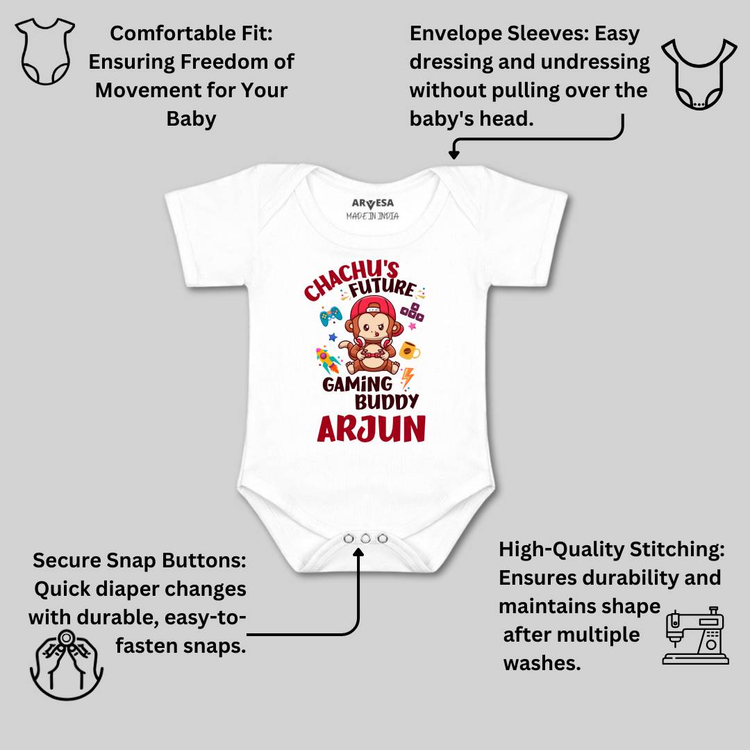 Arvesa Chachu Future Gaming Buddy Baby Boy & Girl Dress