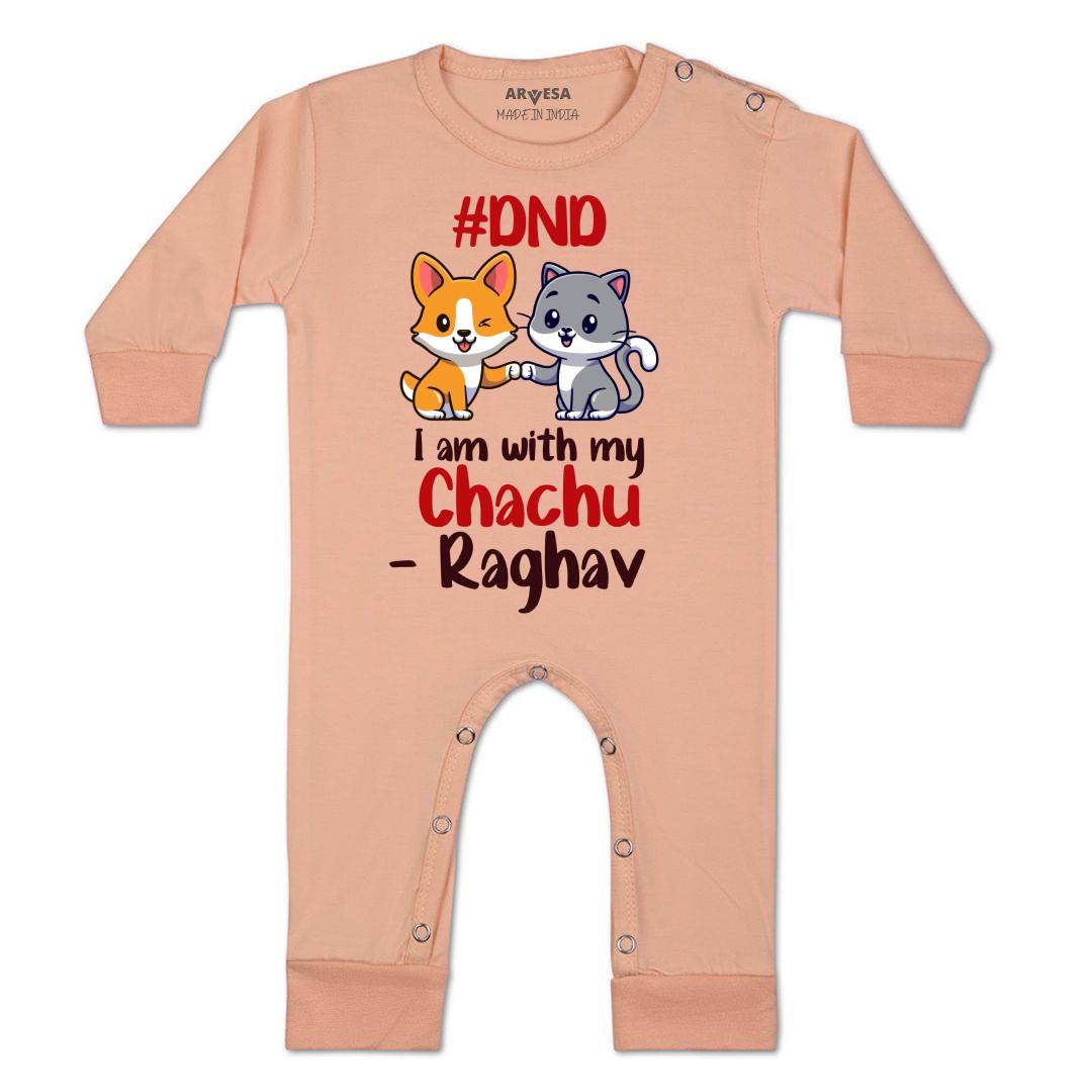 Arvesa Dnd I Am With My Chachu Baby Boy & Girl Dress