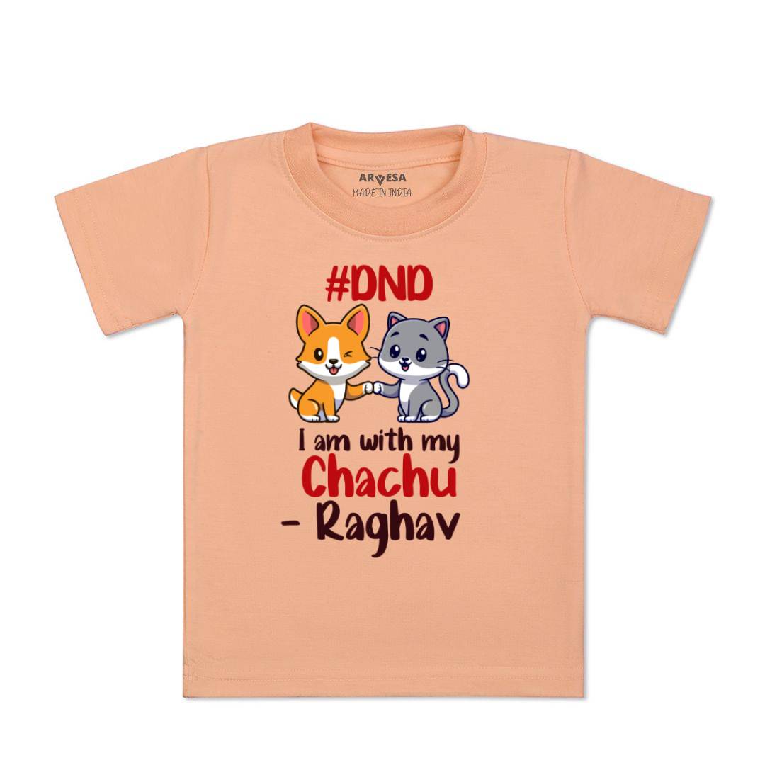 Arvesa Dnd I Am With My Chachu Baby Boy & Girl Dress