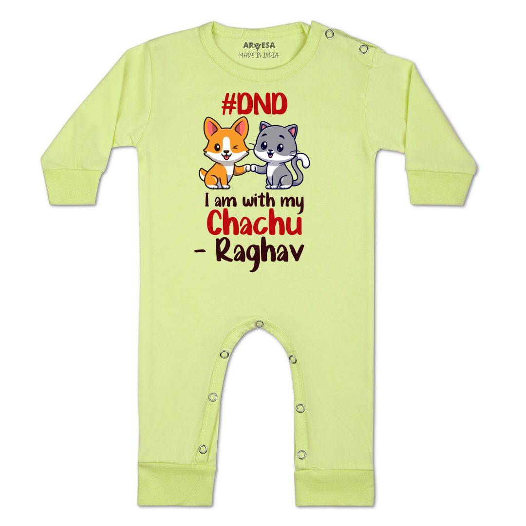 Arvesa Dnd I Am With My Chachu Baby Boy & Girl Dress
