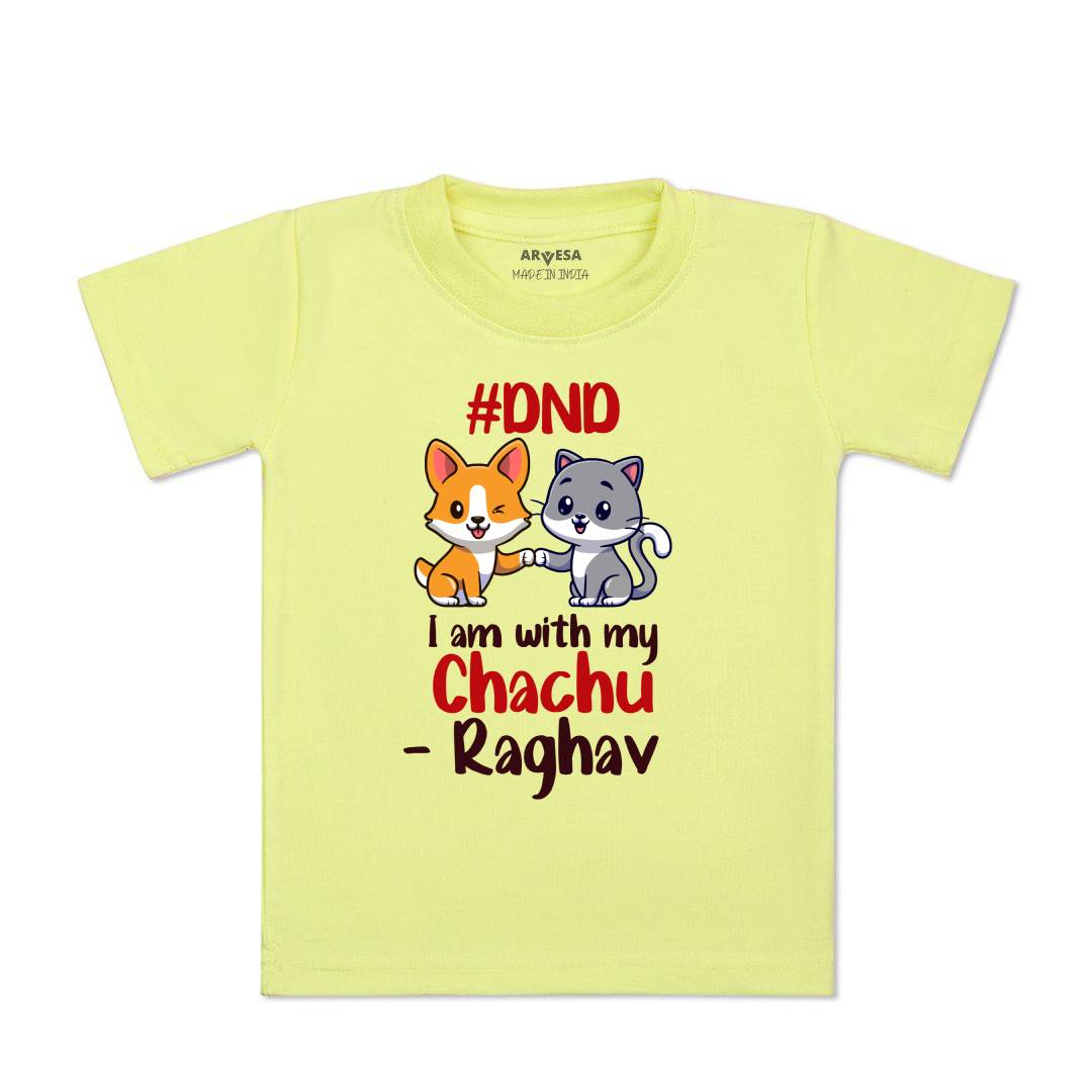 Arvesa Dnd I Am With My Chachu Baby Boy & Girl Dress