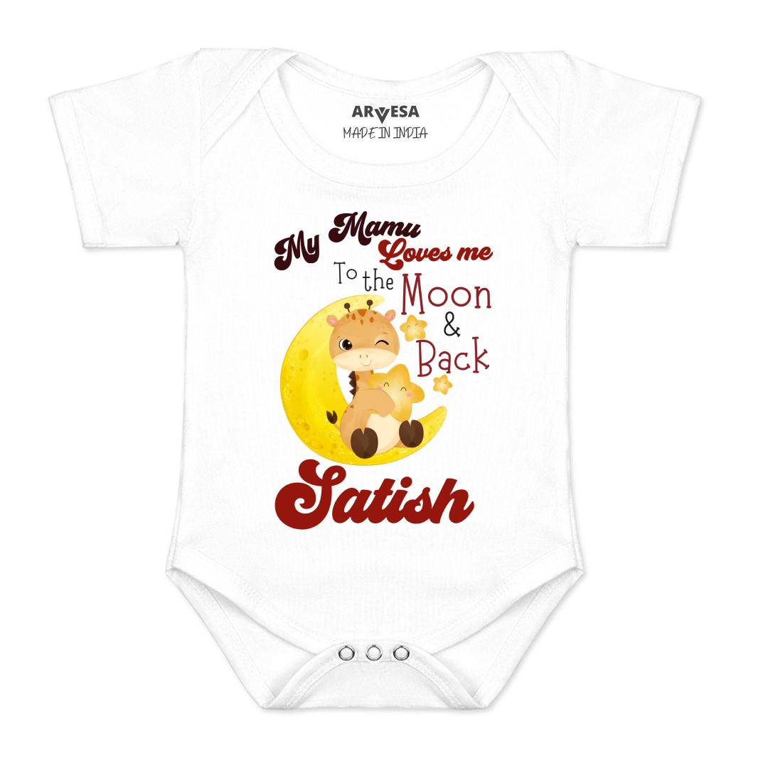 Arvesa Mamu Love To Moon & Back Baby Boy & Girl Dress