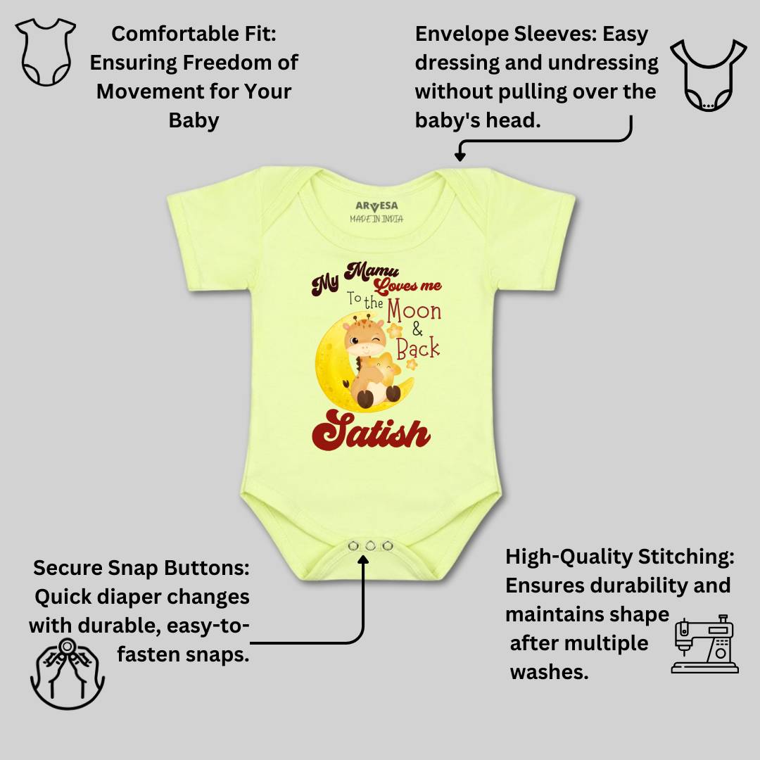 Arvesa Mamu Love To Moon & Back Baby Boy & Girl Dress