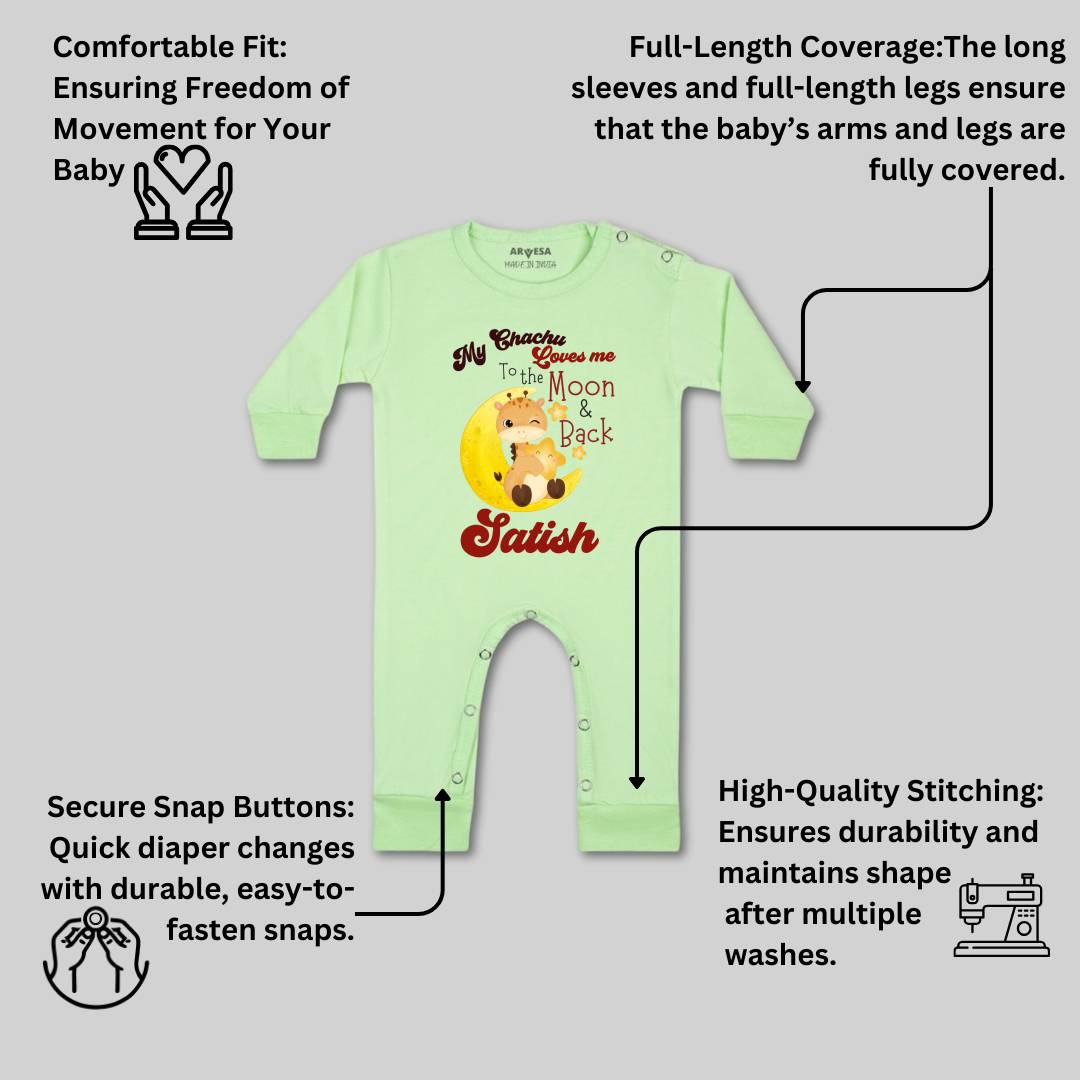 Arvesa Chachu Love To Moon & Back Baby Boy & Girl Dress