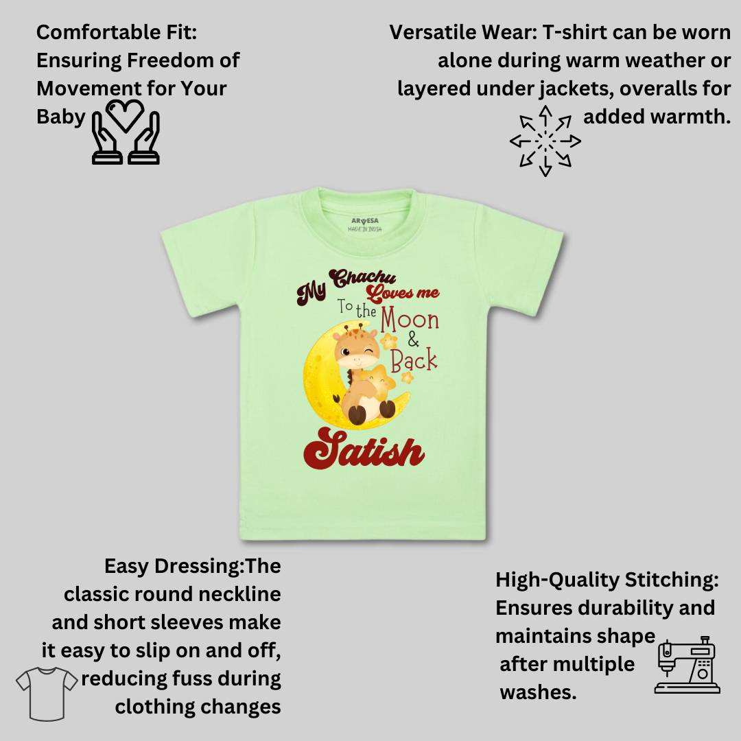 Arvesa Chachu Love To Moon & Back Baby Boy & Girl Dress