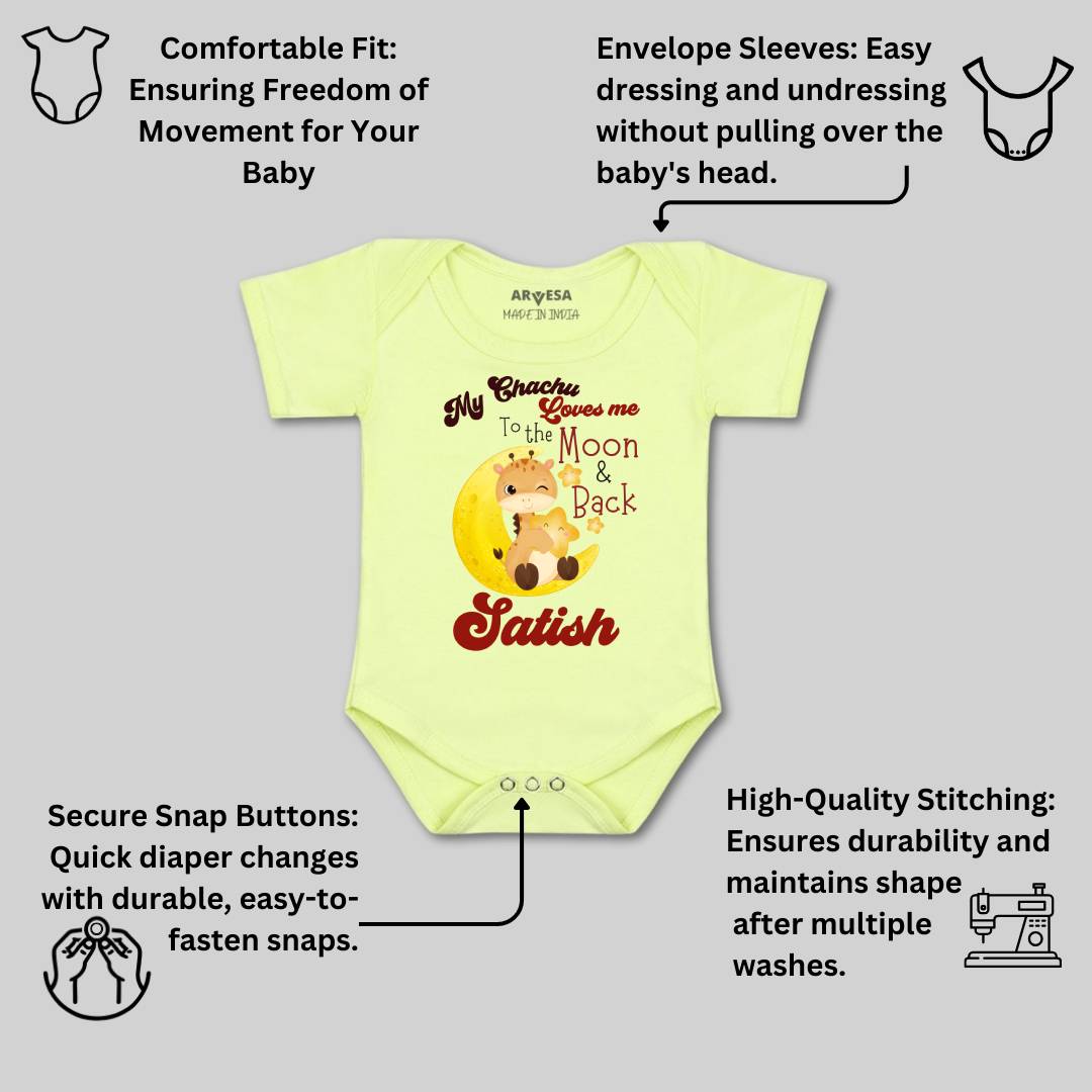 Arvesa Chachu Love To Moon & Back Baby Boy & Girl Dress