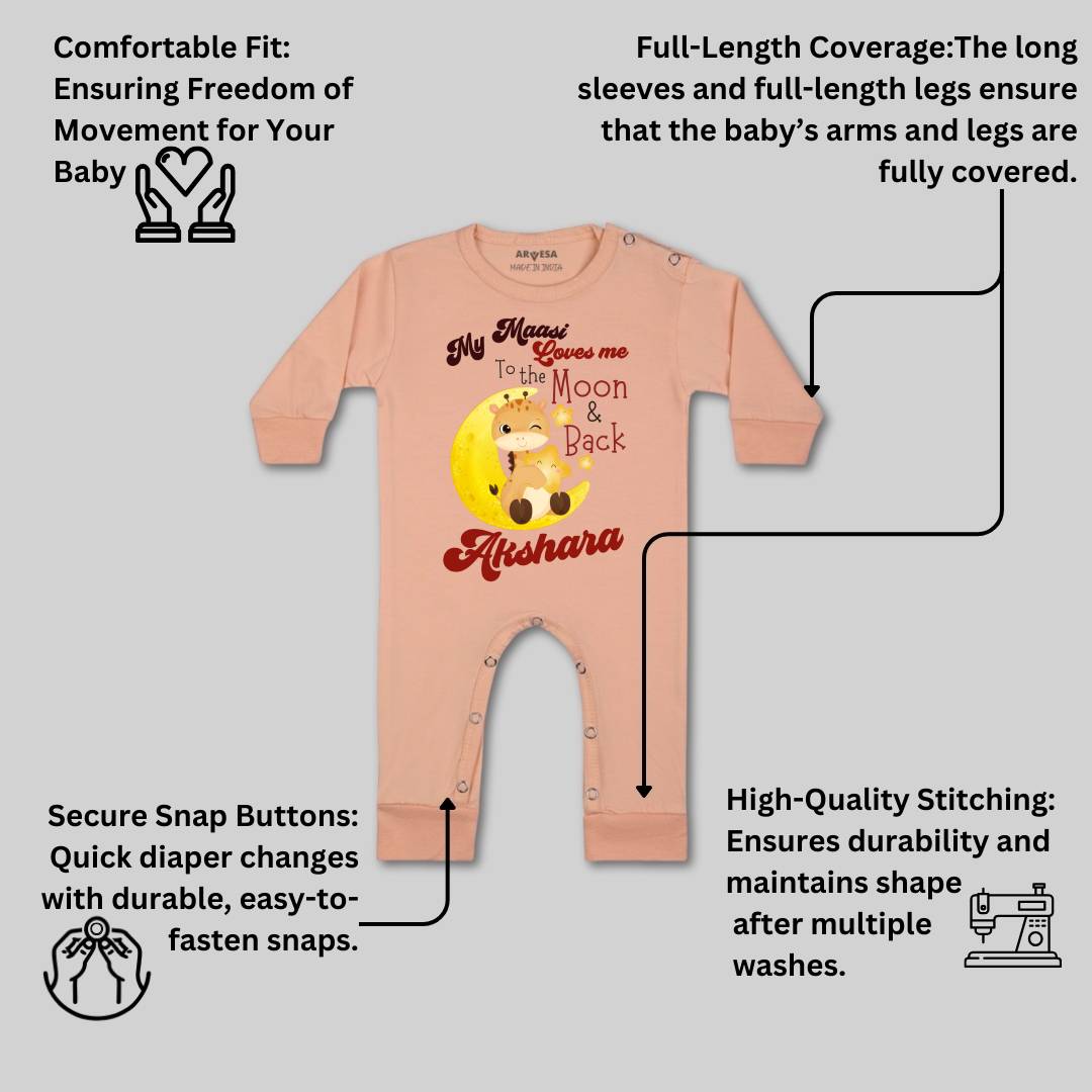 Arvesa Maasi Love To Moon & Back Baby Boy & Girl Dress