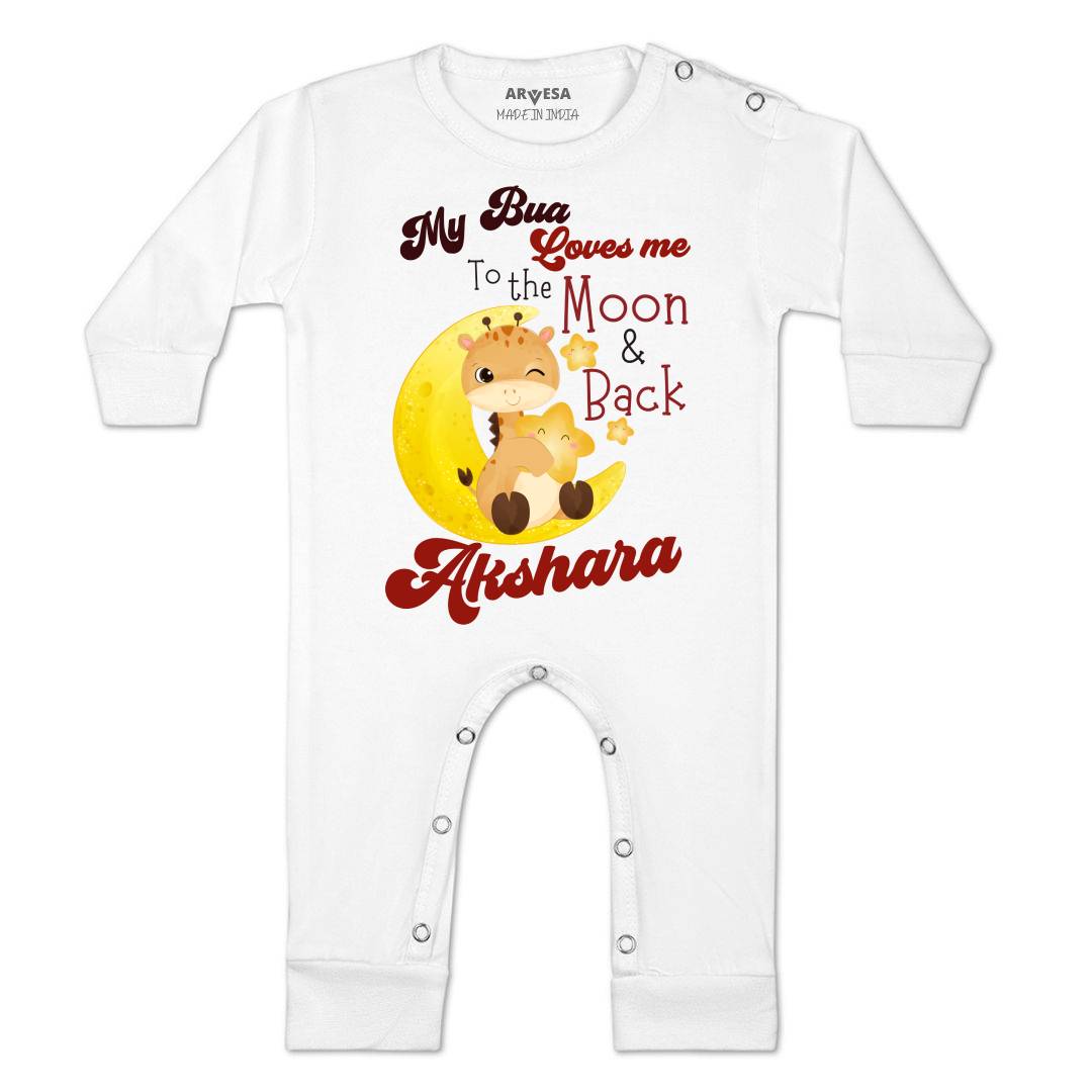 Arvesa Bua Love To Moon & Back Baby Boy & Girl Dress