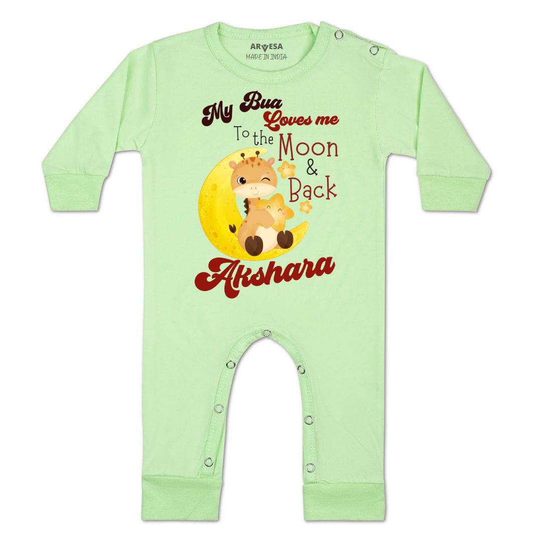 Arvesa Bua Love To Moon & Back Baby Boy & Girl Dress