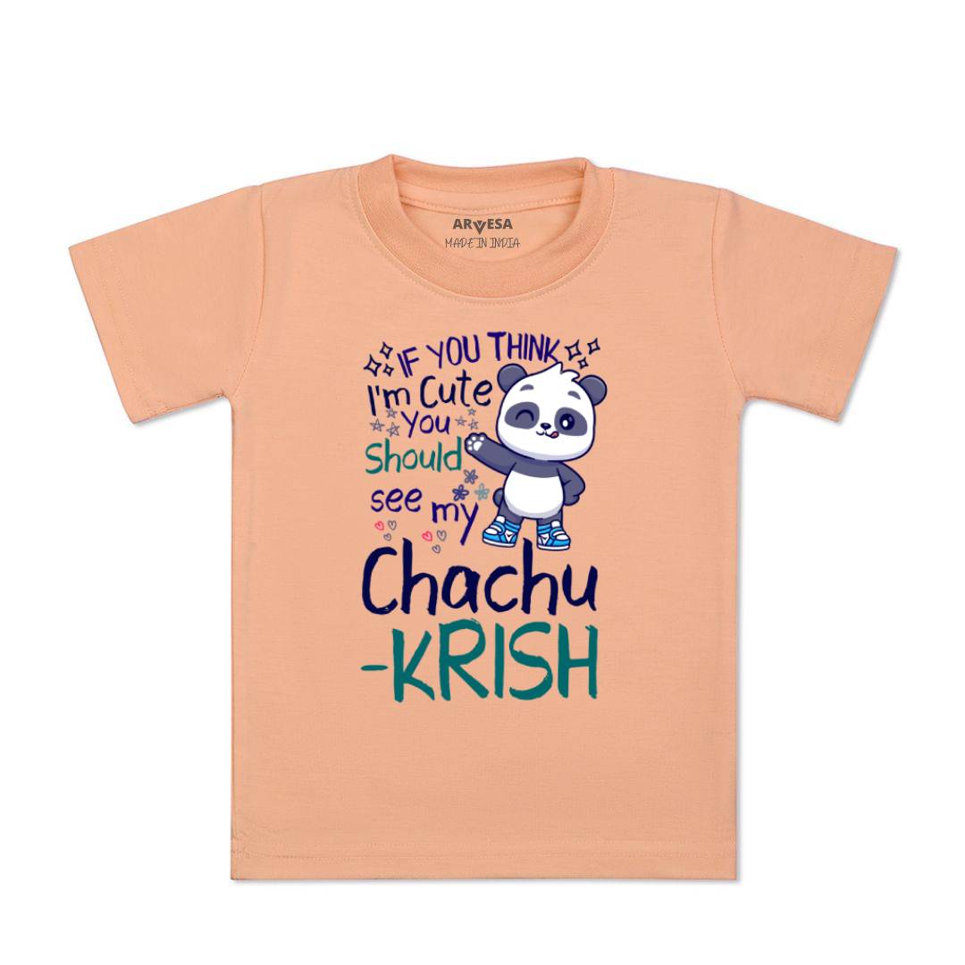 Arvesa I'm Cute See My Chachu Baby Boy & Girl Dress