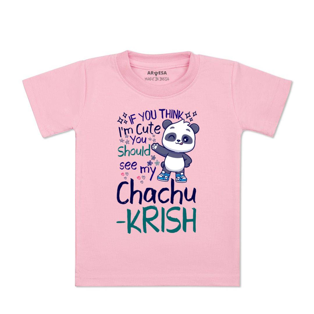 Arvesa I'm Cute See My Chachu Baby Boy & Girl Dress