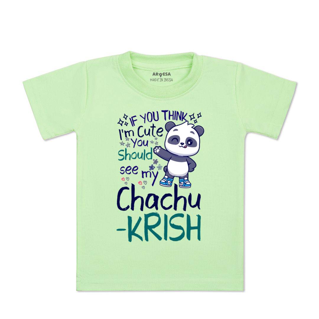 Arvesa I'm Cute See My Chachu Baby Boy & Girl Dress