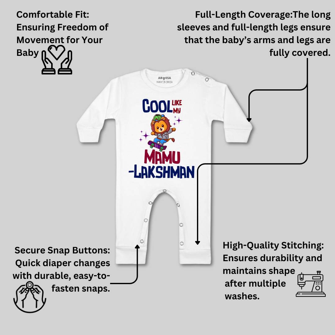 Arvesa Cool Like Mamu Baby Boy & Girl Dress