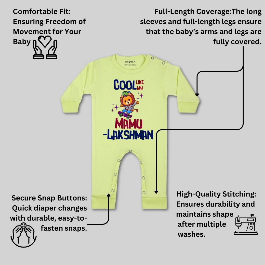Arvesa Cool Like Mamu Baby Boy & Girl Dress