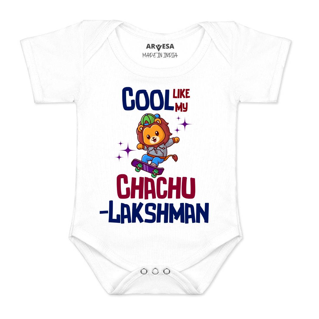 Arvesa Cool Like My Chachu Baby Boy & Girl Dress