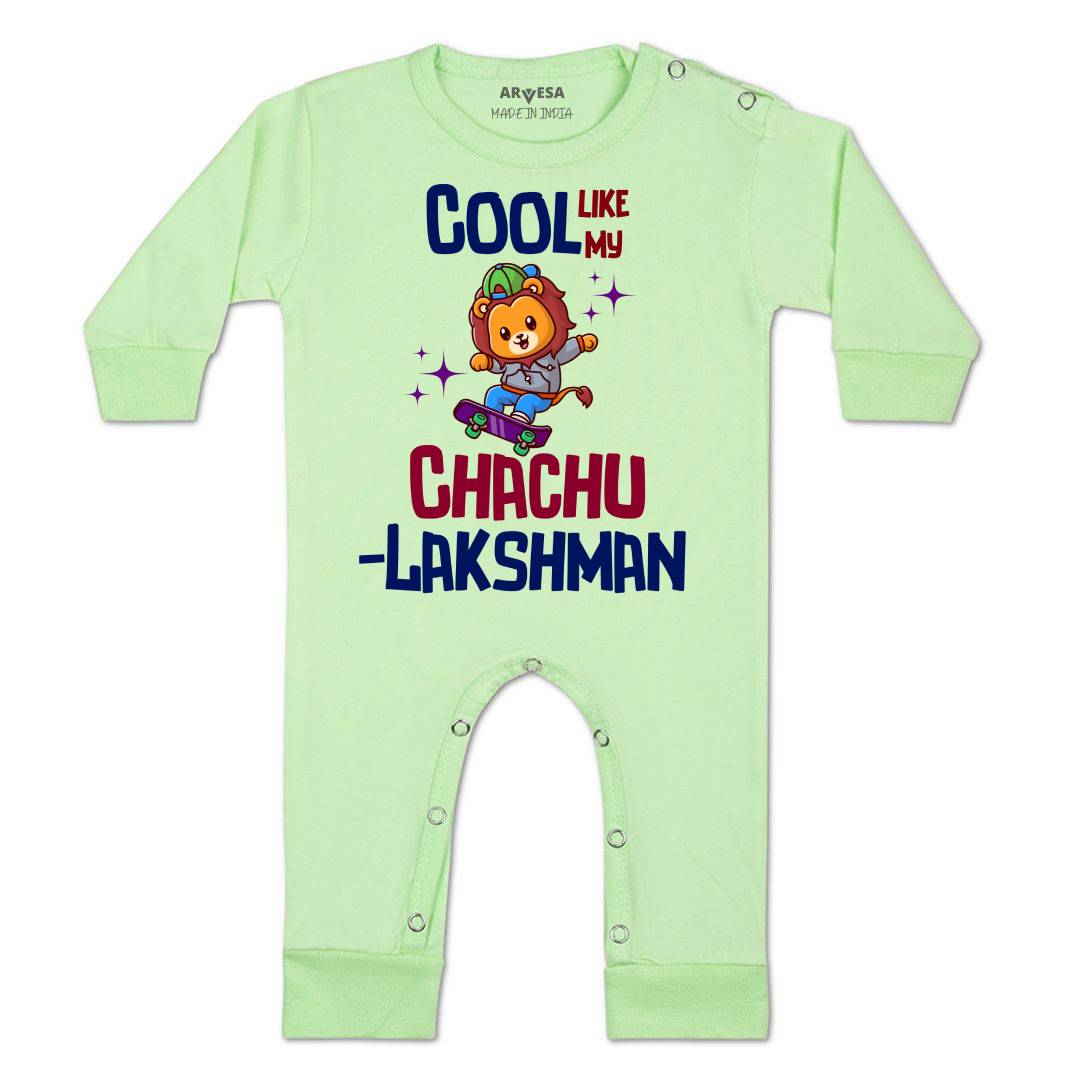 Arvesa Cool Like My Chachu Baby Boy & Girl Dress