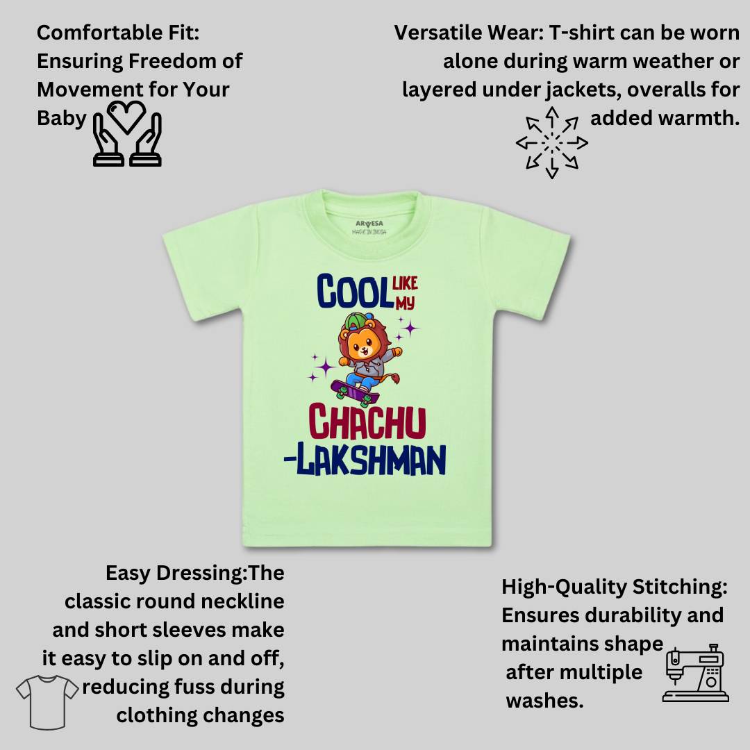Arvesa Cool Like My Chachu Baby Boy & Girl Dress