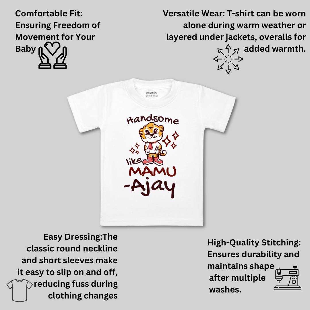 Arvesa Handsome Like Mamu Baby Boy & Girl Dress