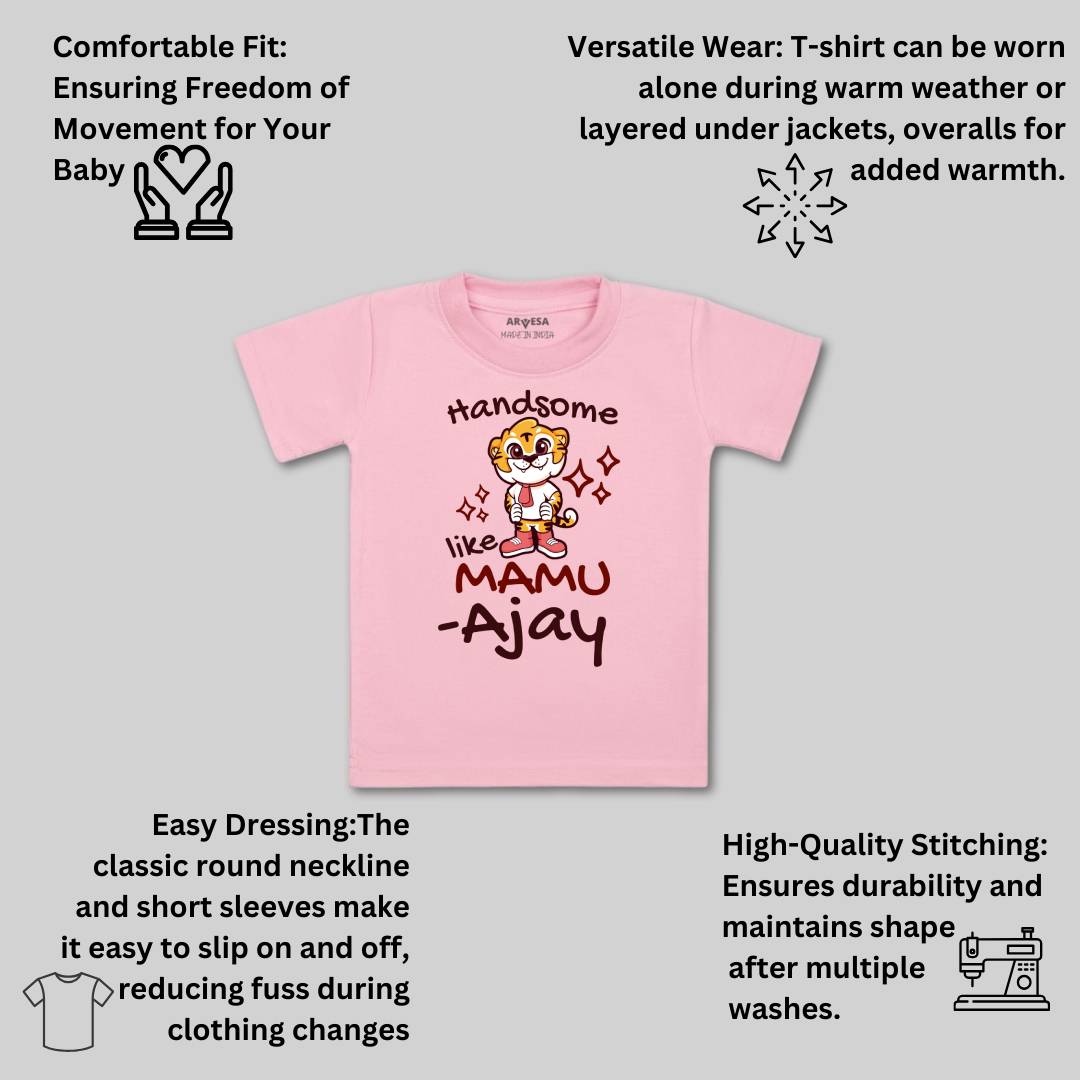 Arvesa Handsome Like Mamu Baby Boy & Girl Dress