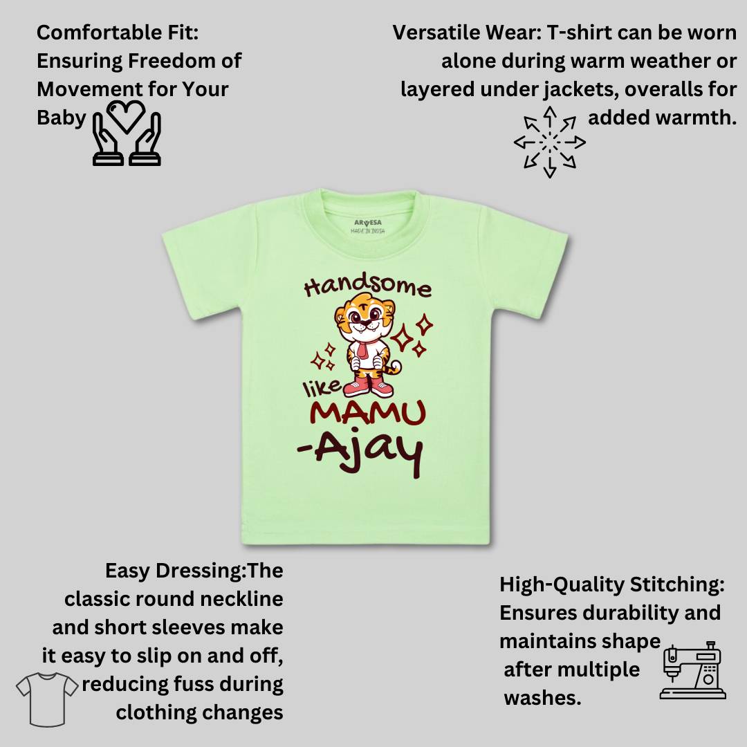 Arvesa Handsome Like Mamu Baby Boy & Girl Dress