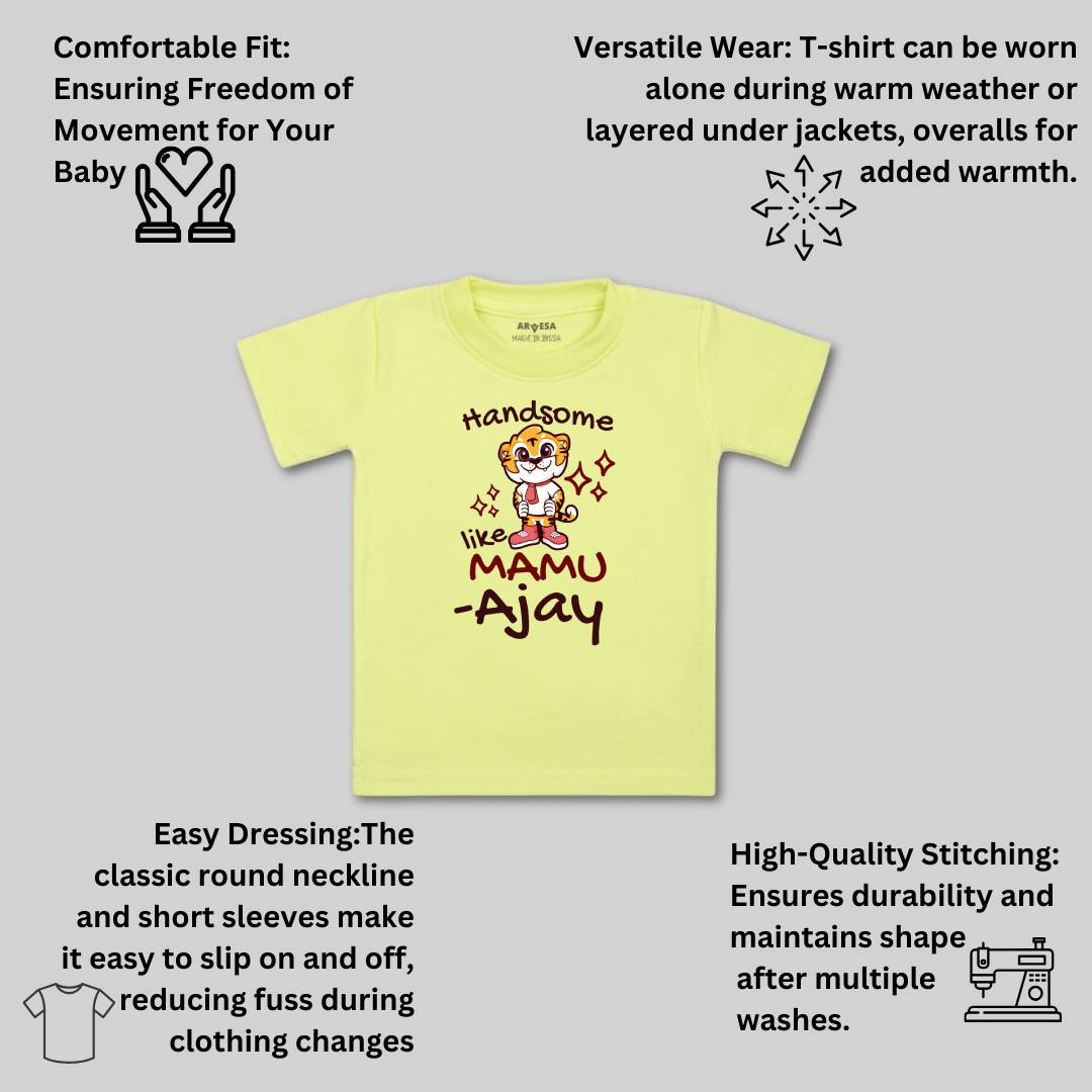 Arvesa Handsome Like Mamu Baby Boy & Girl Dress