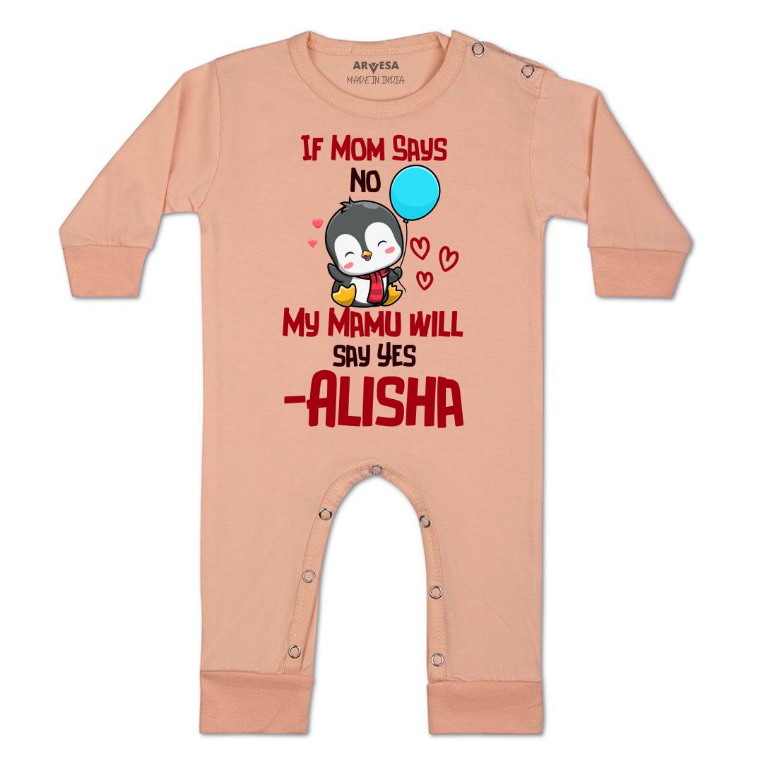Arvesa My Mamu Will Say Yes Baby Boy & Girl Dress
