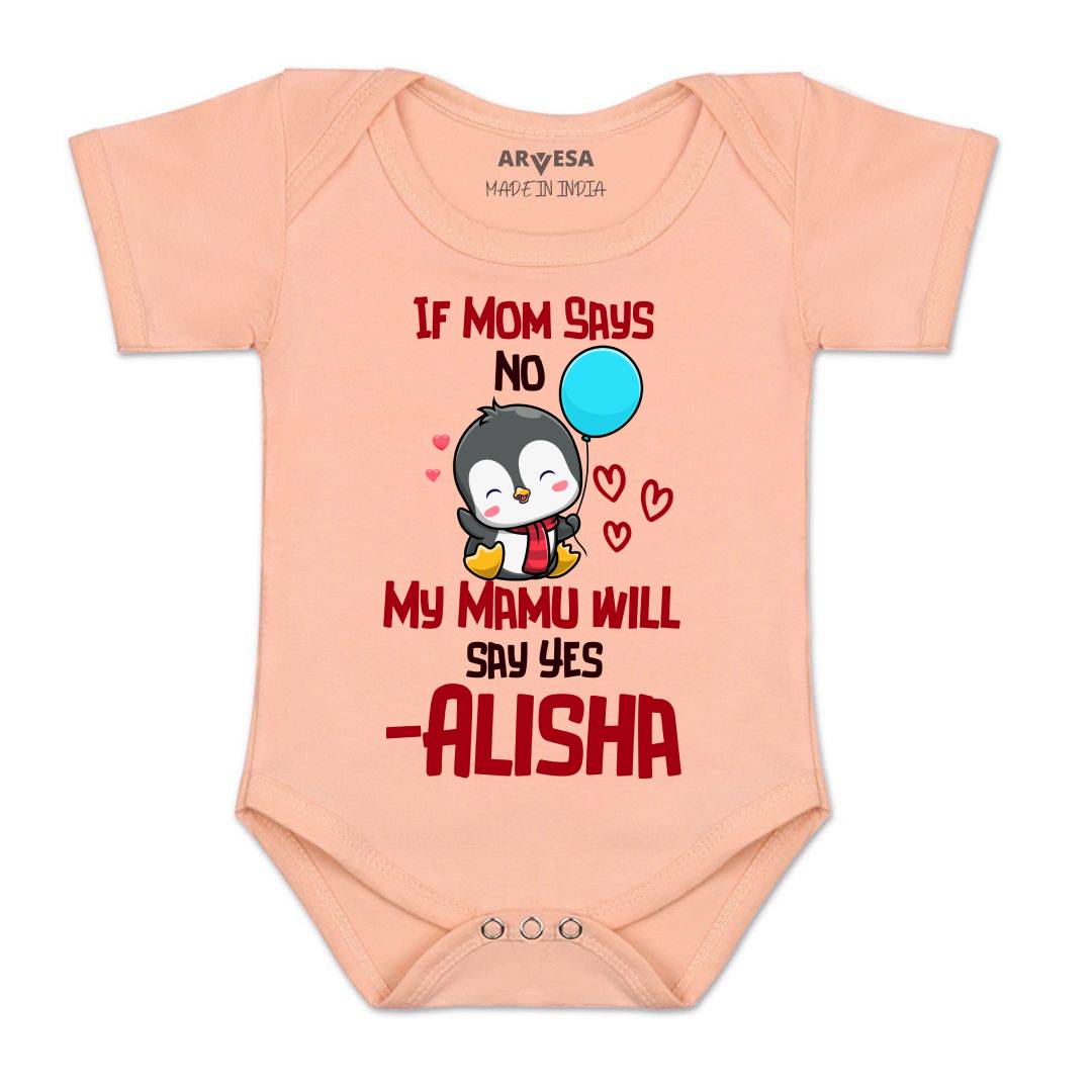 Arvesa My Mamu Will Say Yes Baby Boy & Girl Dress