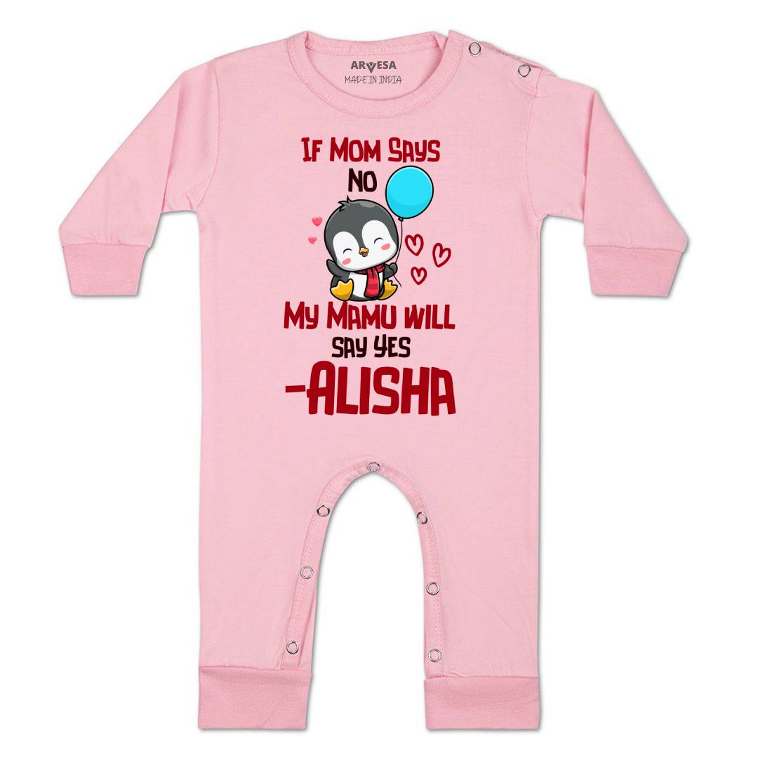 Arvesa My Mamu Will Say Yes Baby Boy & Girl Dress