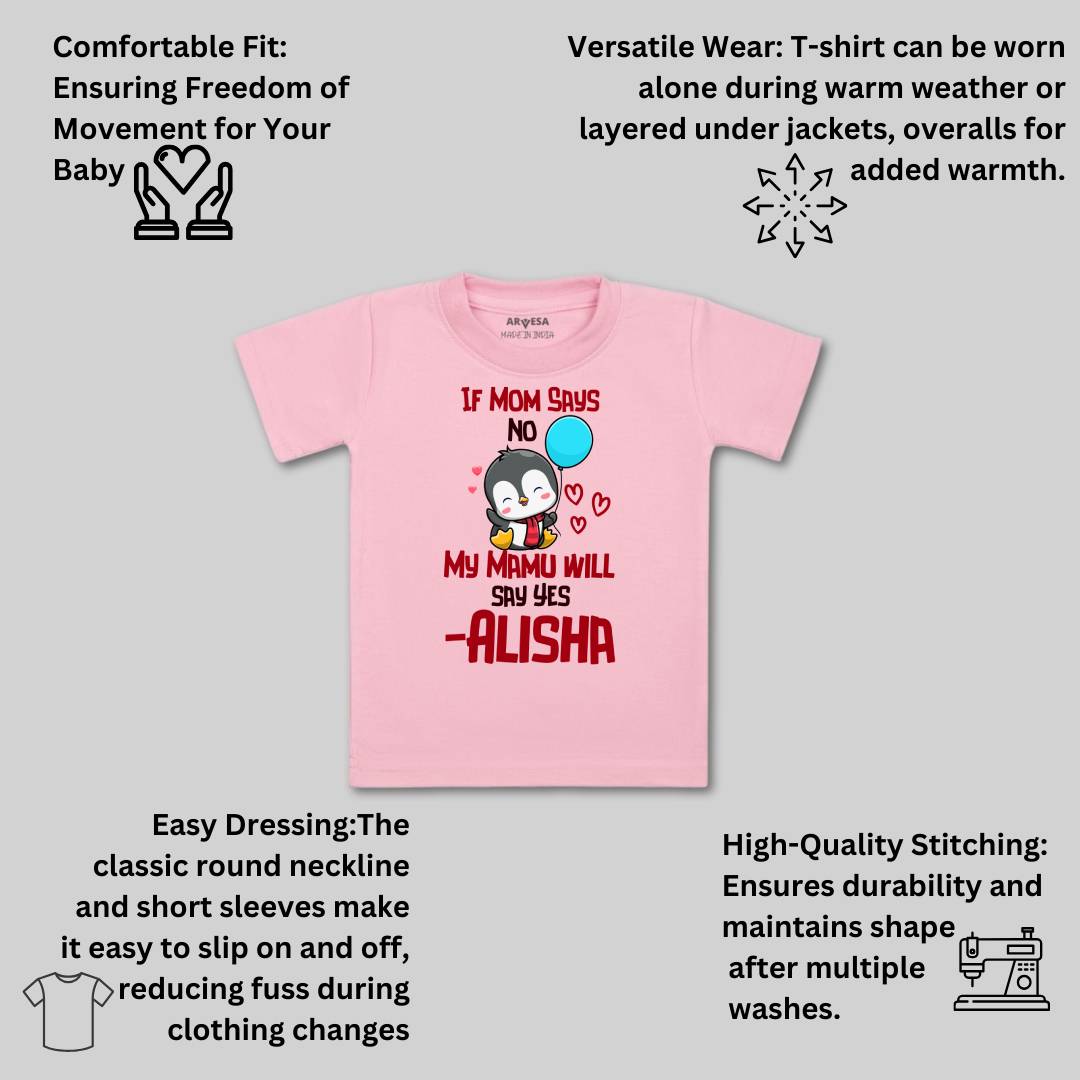 Arvesa My Mamu Will Say Yes Baby Boy & Girl Dress