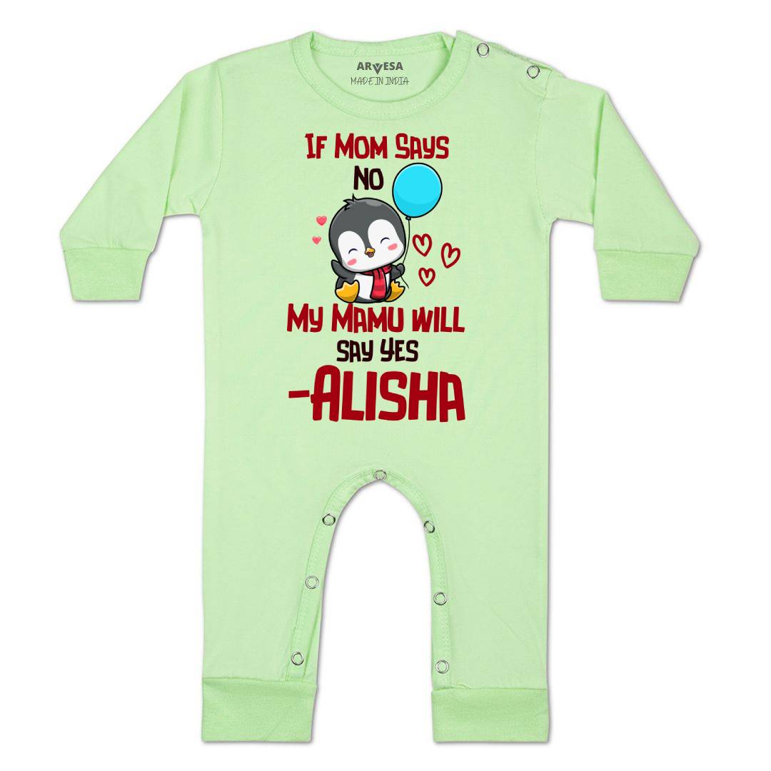 Arvesa My Mamu Will Say Yes Baby Boy & Girl Dress