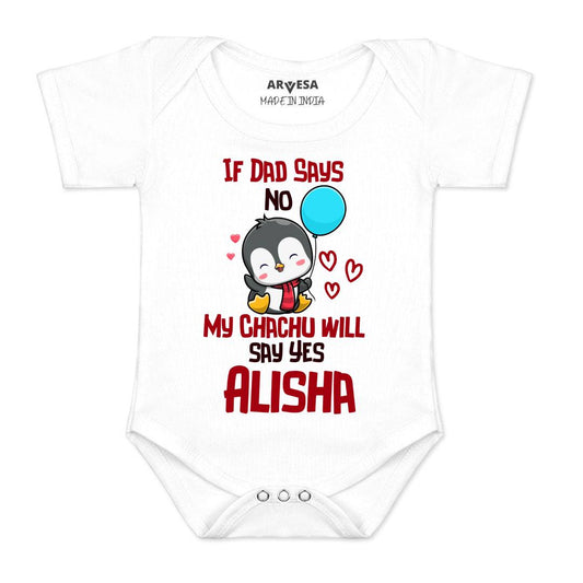 Arvesa If Dad Say No My Chachu Baby Boy & Girl Dress