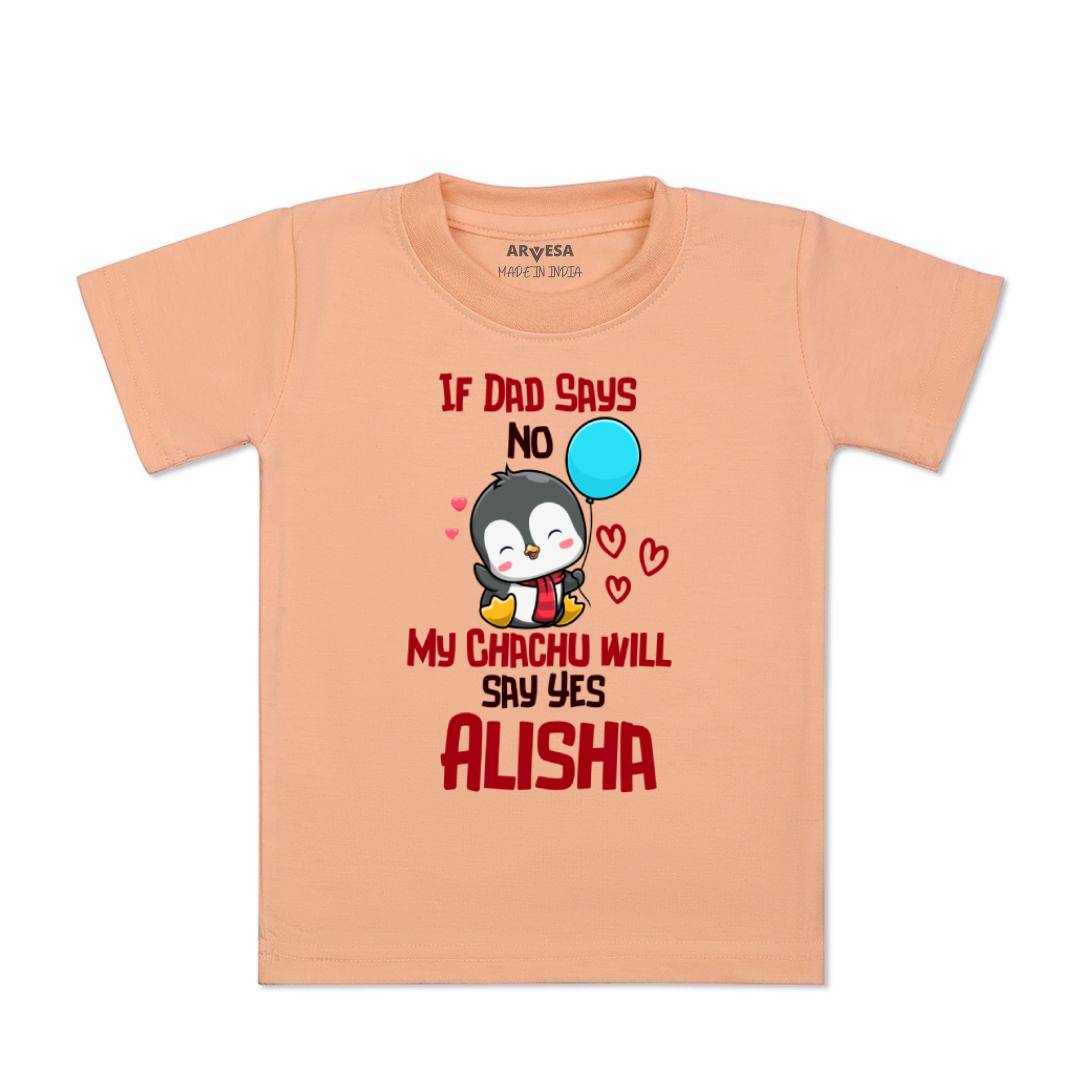Arvesa If Dad Say No My Chachu Baby Boy & Girl Dress