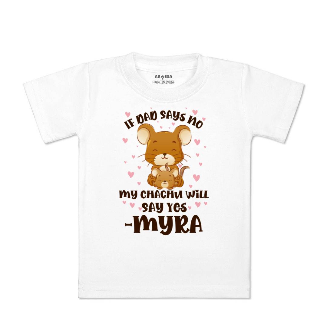 Arvesa If Dad Say No My Chachu Baby Boy & Girl Dress