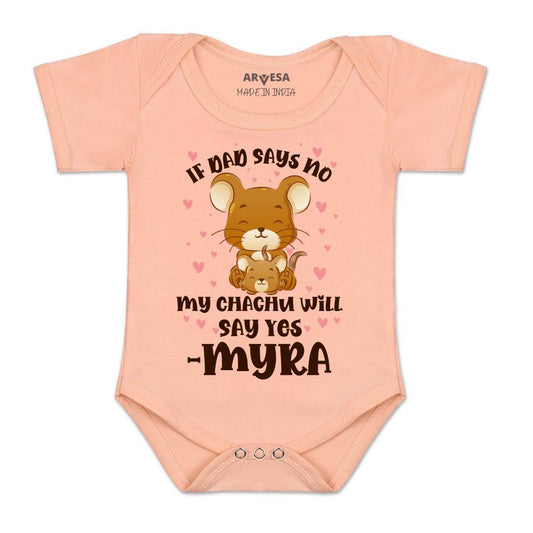 Arvesa If Dad Say No My Chachu Baby Boy & Girl Dress