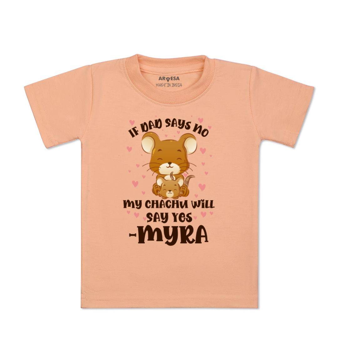 Arvesa If Dad Say No My Chachu Baby Boy & Girl Dress
