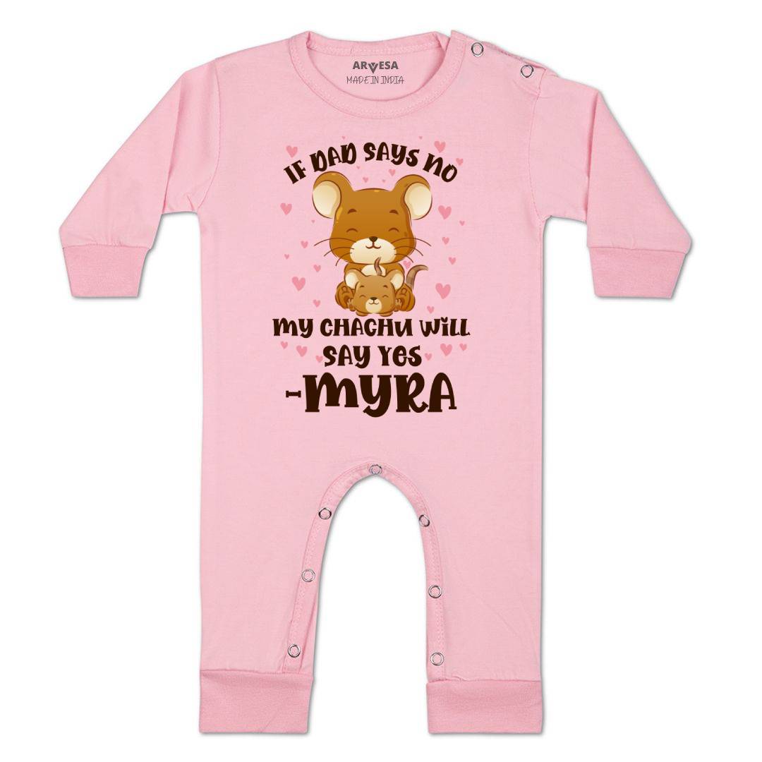 Arvesa If Dad Say No My Chachu Baby Boy & Girl Dress