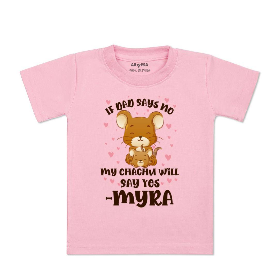 Arvesa If Dad Say No My Chachu Baby Boy & Girl Dress