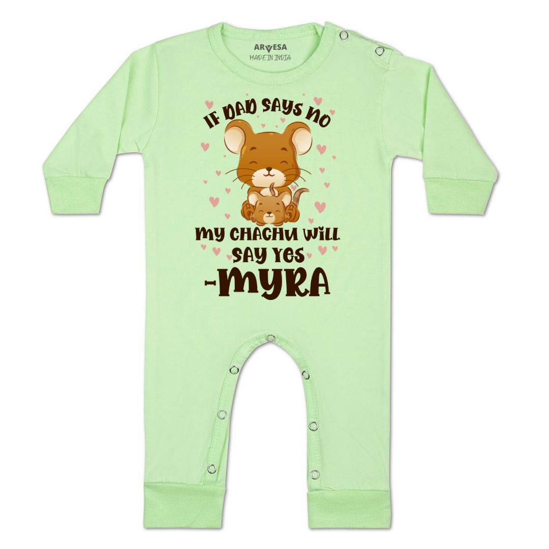 Arvesa If Dad Say No My Chachu Baby Boy & Girl Dress