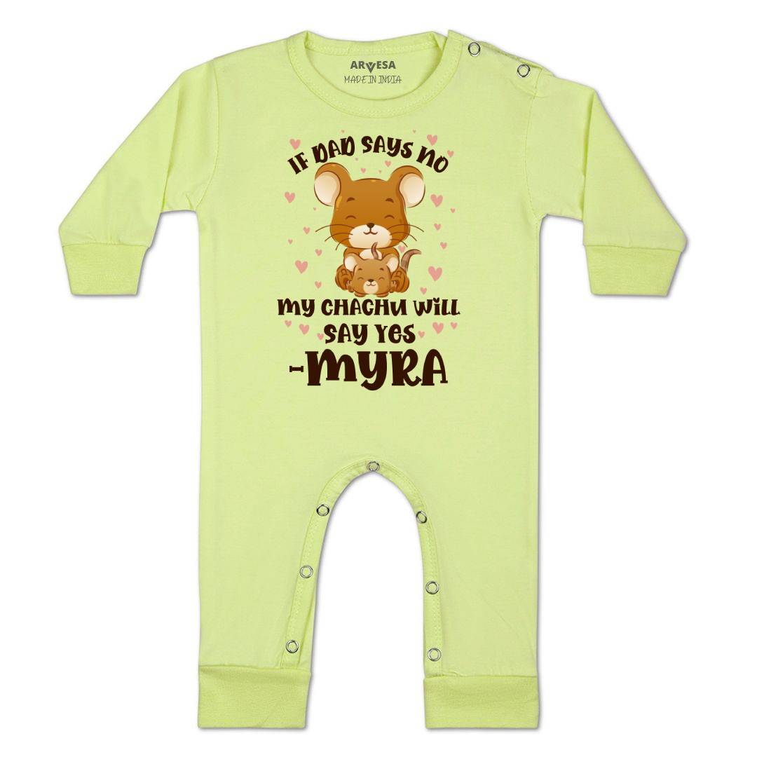 Arvesa If Dad Say No My Chachu Baby Boy & Girl Dress