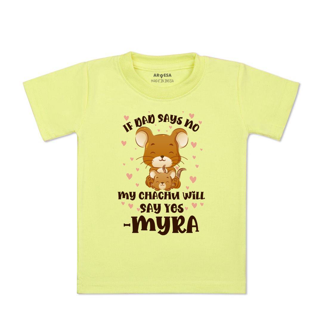 Arvesa If Dad Say No My Chachu Baby Boy & Girl Dress