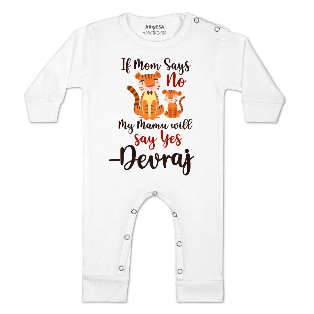 Arvesa My Mamu Will Say Yes Baby Boy & Girl Dress