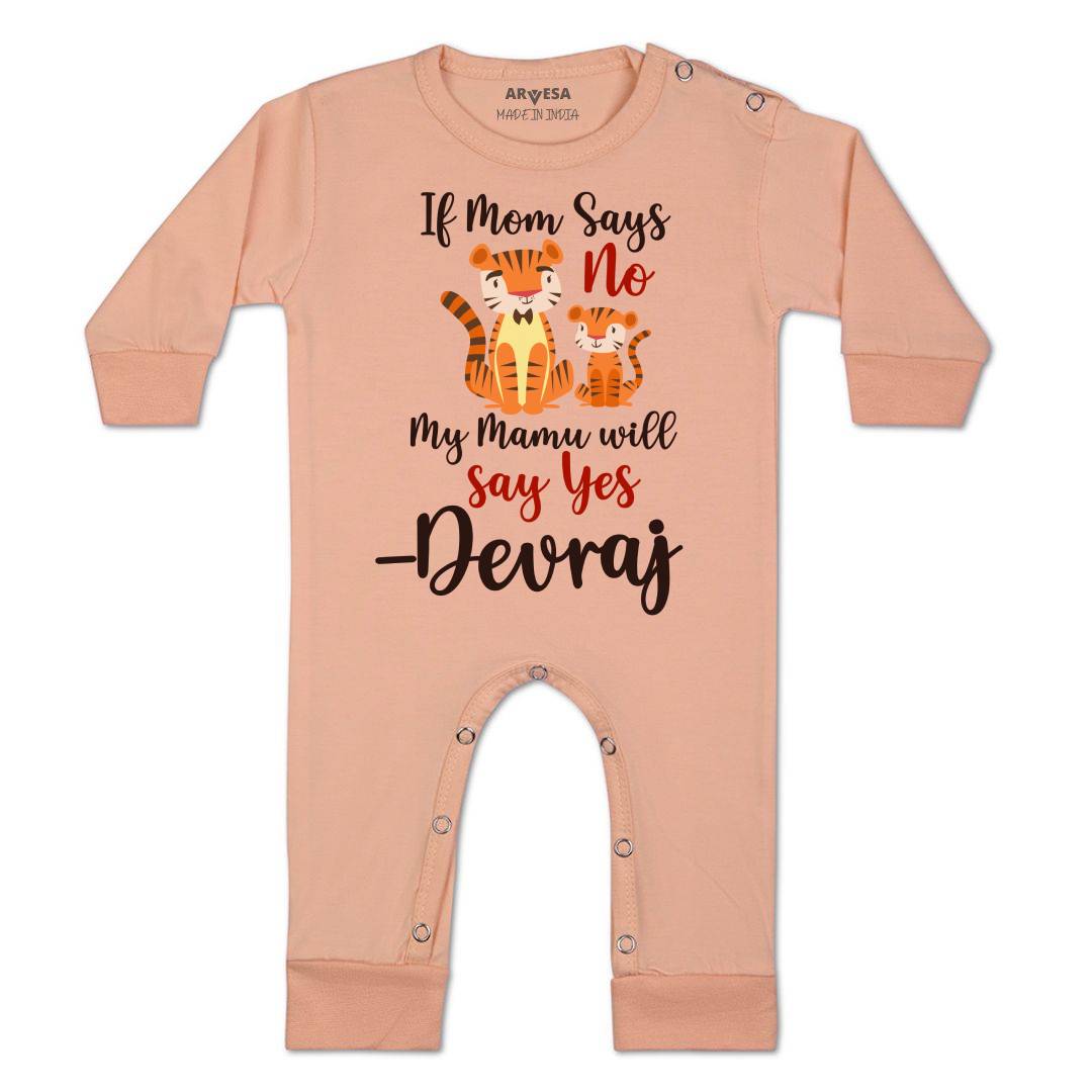 Arvesa My Mamu Will Say Yes Baby Boy & Girl Dress