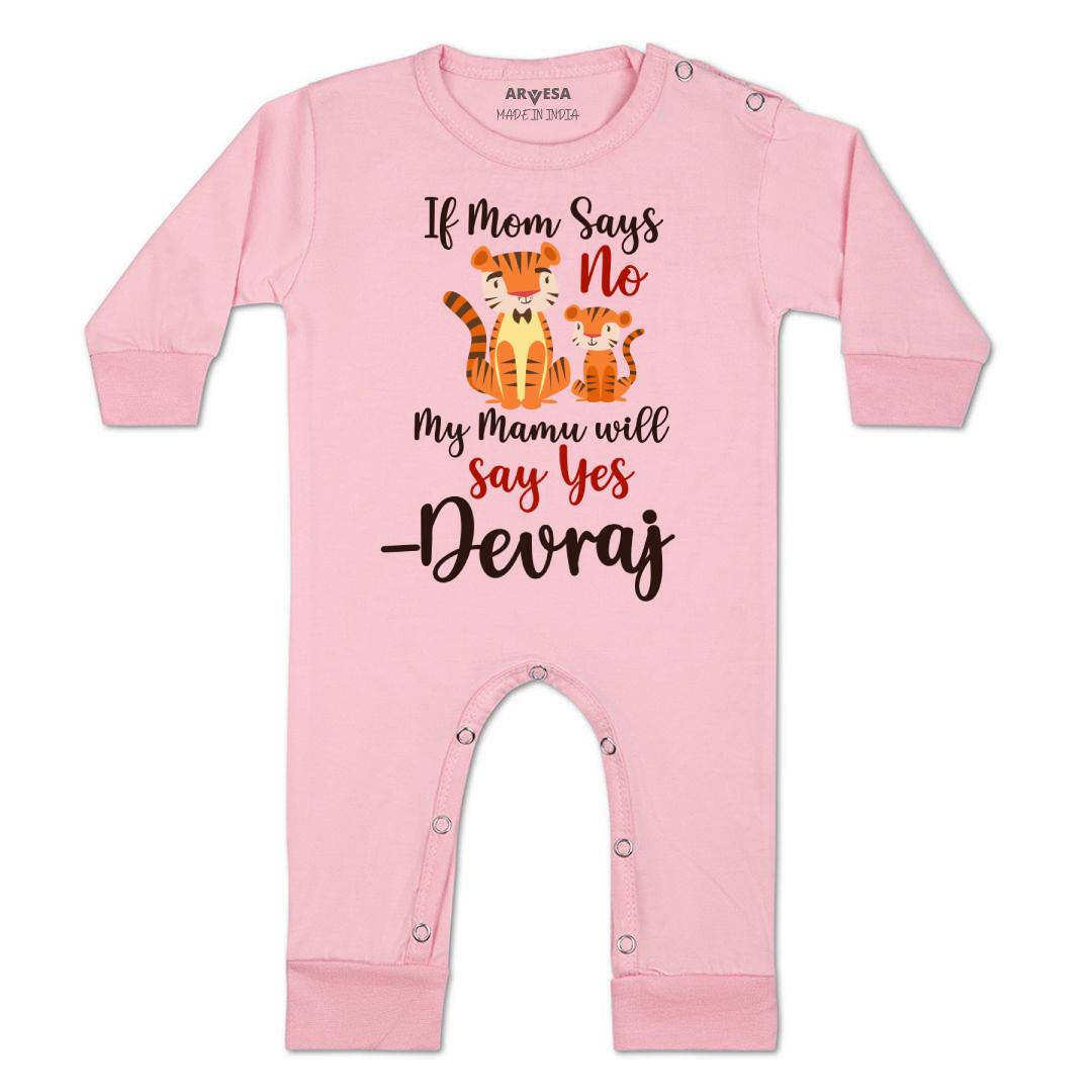 Arvesa My Mamu Will Say Yes Baby Boy & Girl Dress