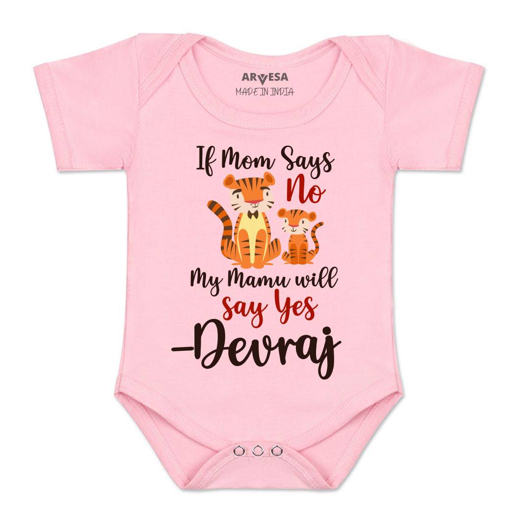 Arvesa My Mamu Will Say Yes Baby Boy & Girl Dress